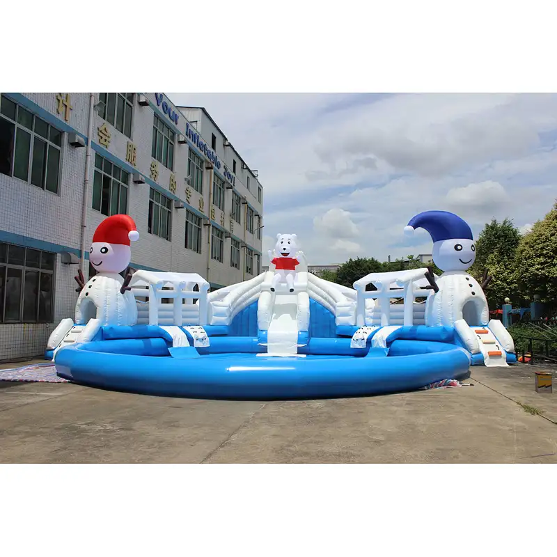 inflatable snow globe water park-Dia:16m