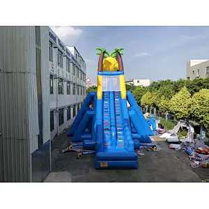 inflatable giant bear water slide-42x10x10m