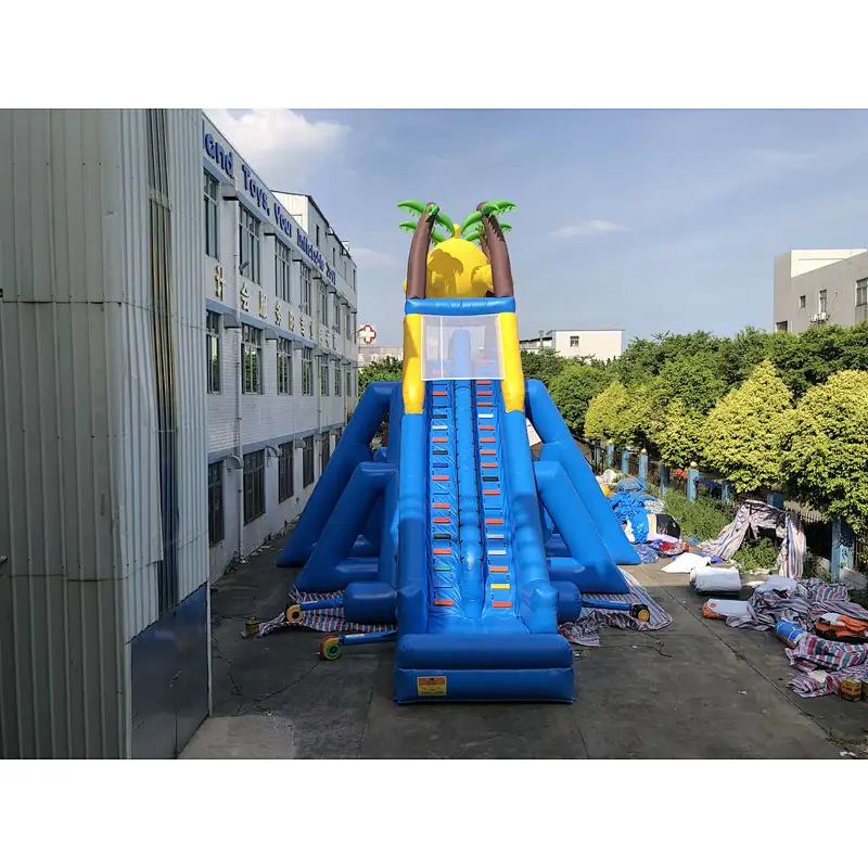 inflatable giant bear water slide-42x10x10m