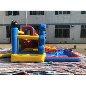 Inflatable mickey and minnie theme bouncer-4x3x2.3m