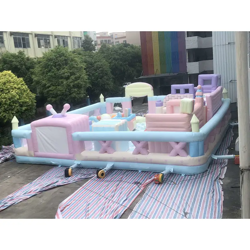 Inflatable candy house-17x13x4.5m