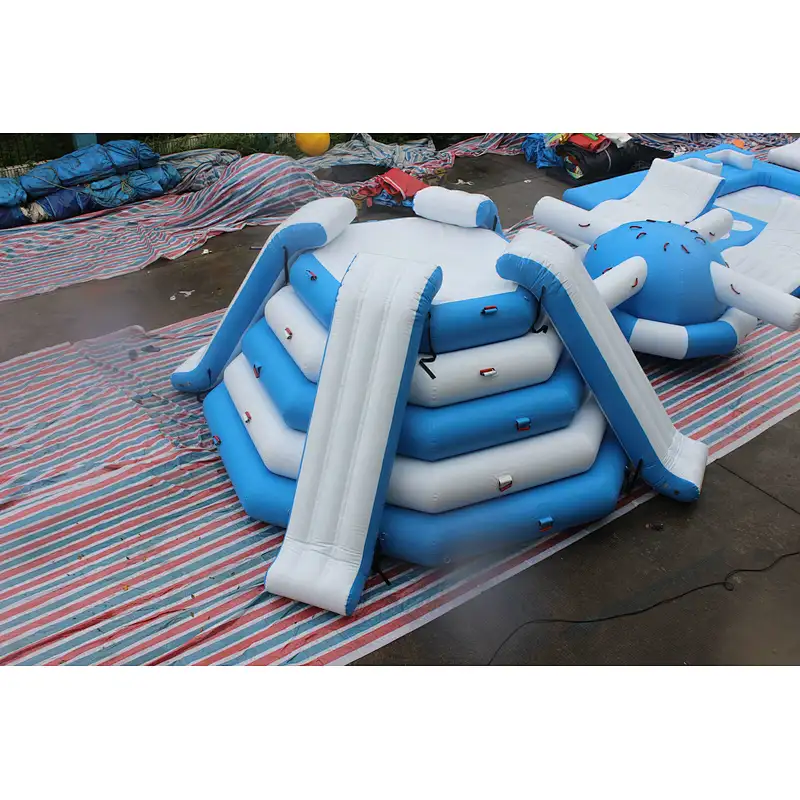 inflatable water obstacle slide-5.5x5.5m