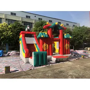 Inflatable ninja theme bouncer-5x5x4.2m
