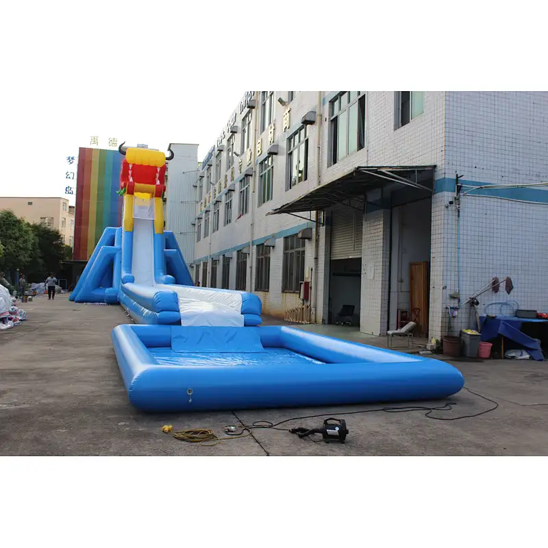 Inflatable giant water slide-42x10x10m