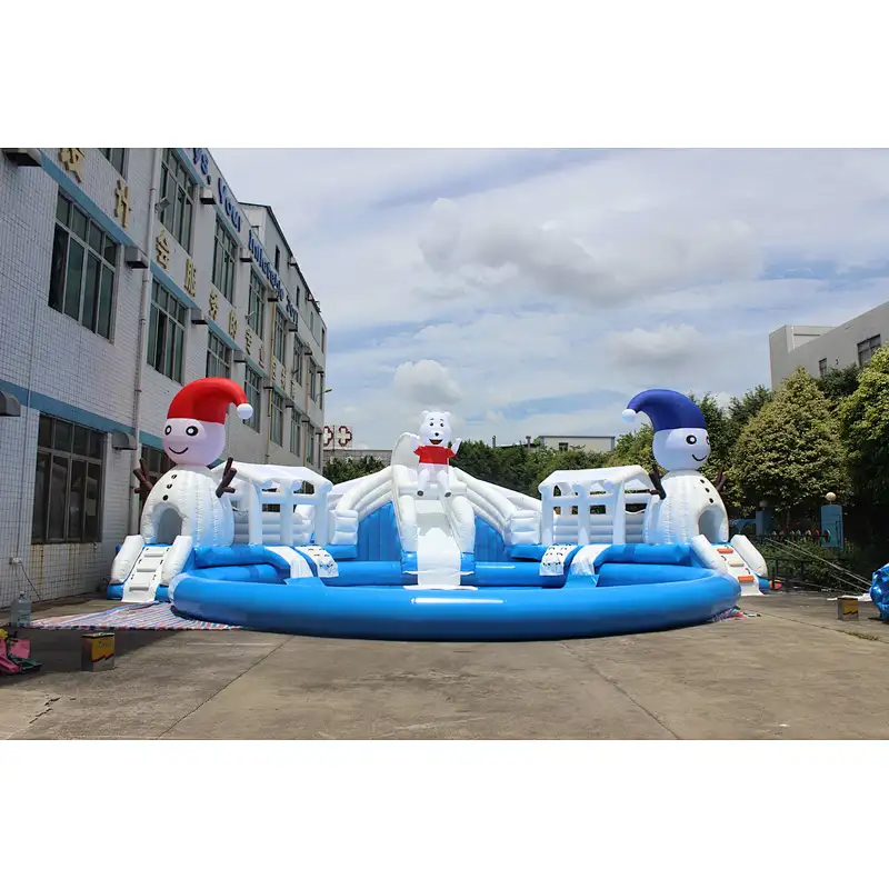 inflatable snow globe water park-Dia:16m
