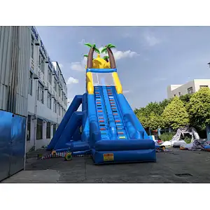 inflatable giant bear water slide-42x10x10m