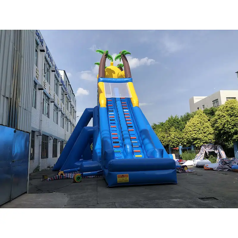 inflatable giant bear water slide-42x10x10m
