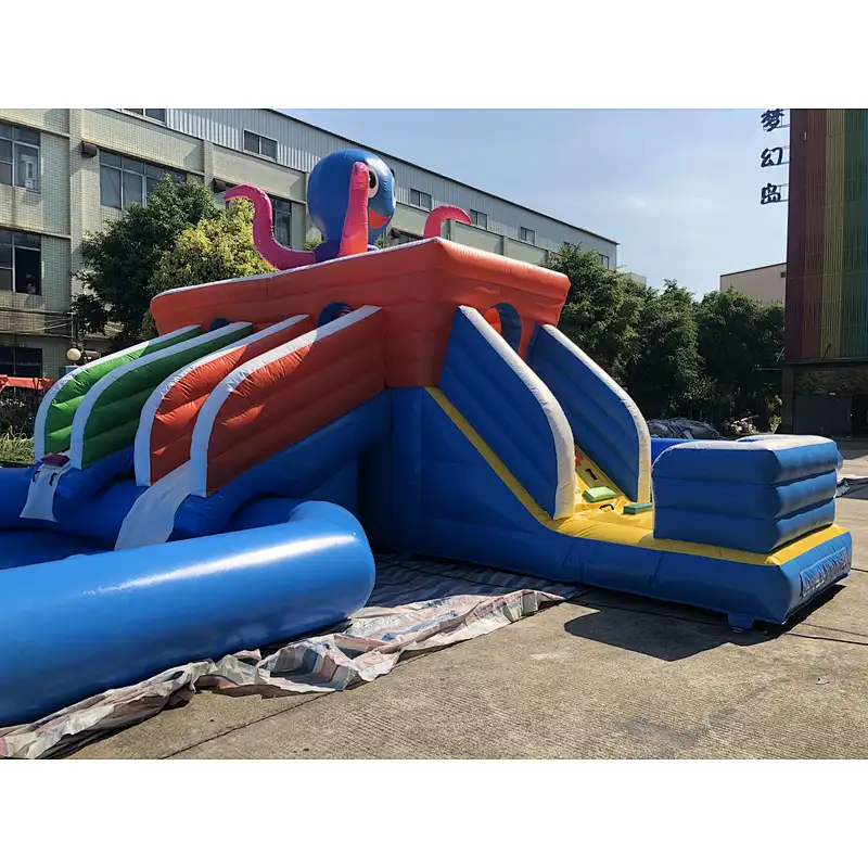 Inflatable octopus water slide-16x10m