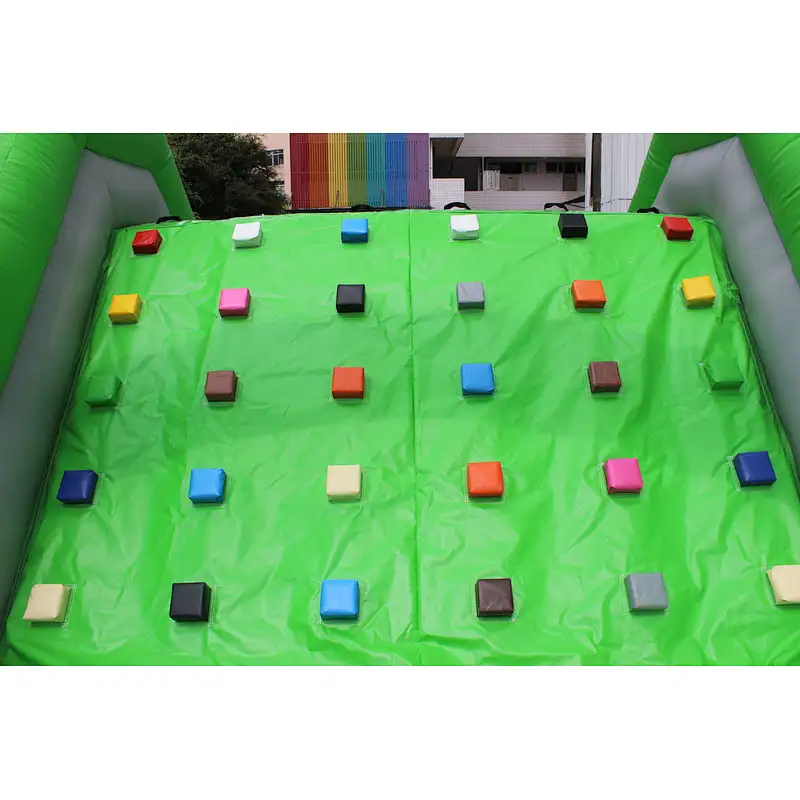 Inflatable green obstacle course-14x3.5x3.5m