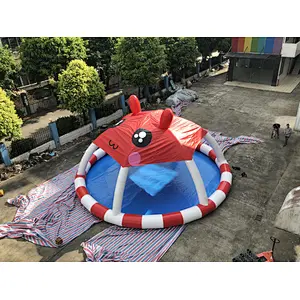 Inflatable cute cartoon tent pool-R10m