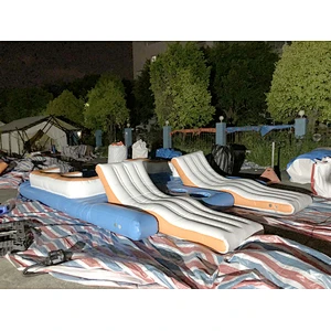 Inflatable air-holding floating platform 7.6x4m