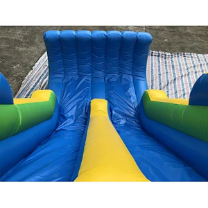 Inflatable tropical rainforest trampoline slide combination-8x4.8x5.5m
