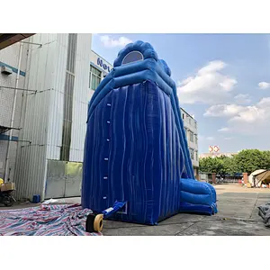 Inflatable water ripple rotating water slide-6.7x5.3x7m