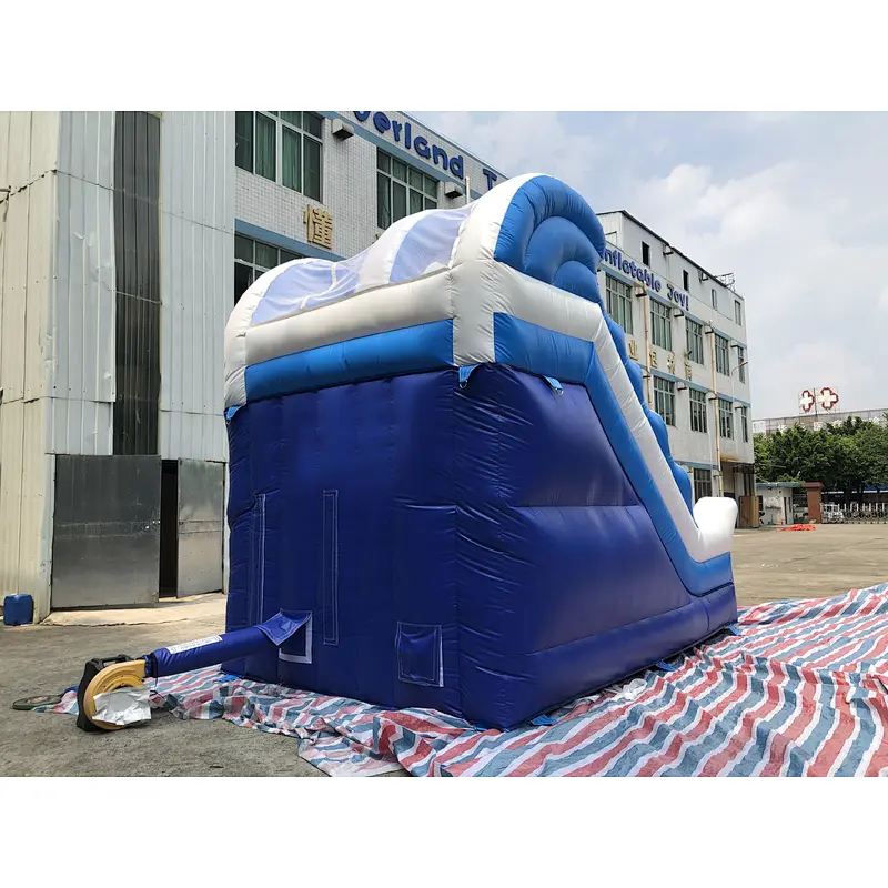 Inflatable wave water slide-5x3.5x4.5m