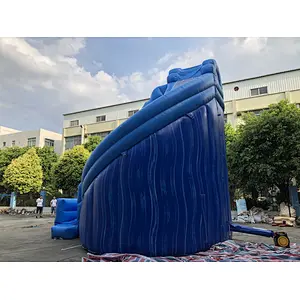 Inflatable water ripple rotating water slide-6.7x5.3x7m
