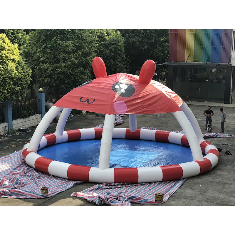 Inflatable cute cartoon tent pool-R10m