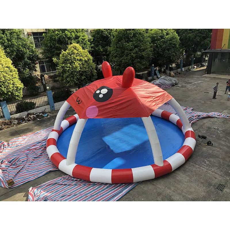 Inflatable cute cartoon tent pool-R10m