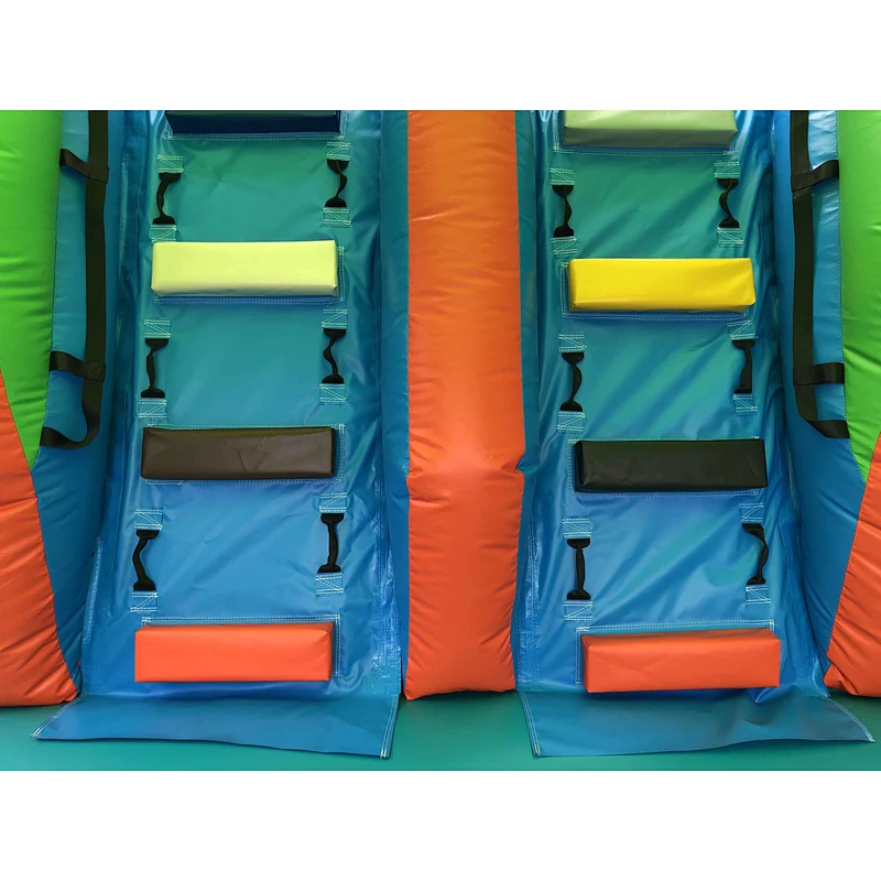 Inflatable coconut tree trampoline slide combination-6x4x4m