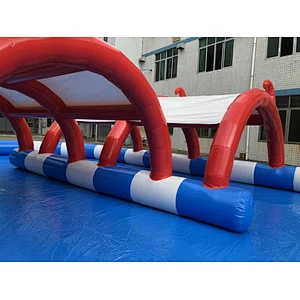 Inflatable closed air pool tent-15x8m