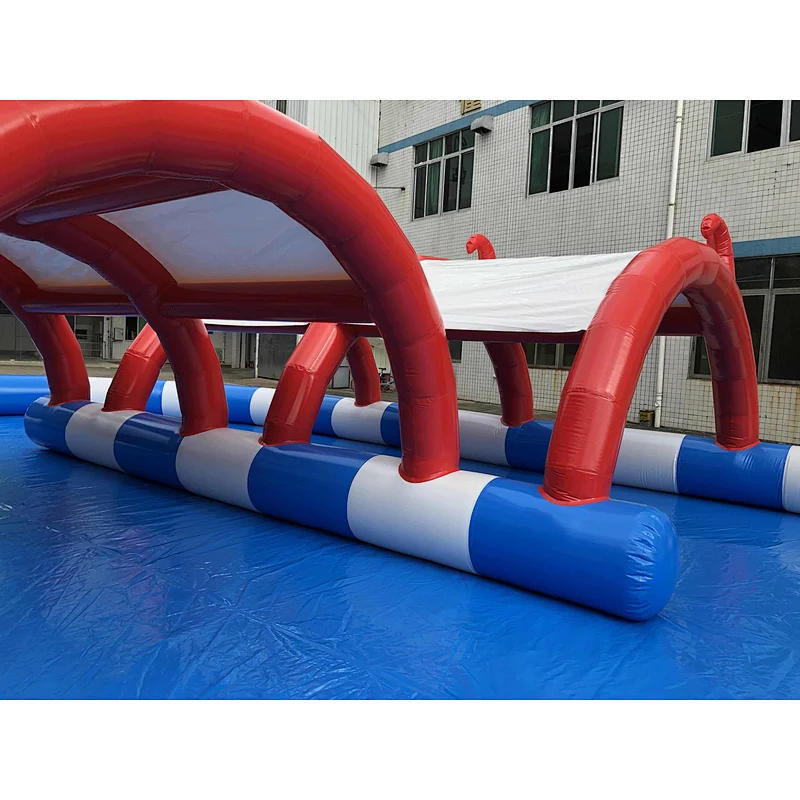 Inflatable closed air pool tent-15x8m