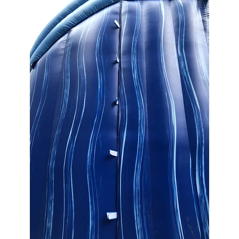 Inflatable water ripple rotating water slide-6.7x5.3x7m