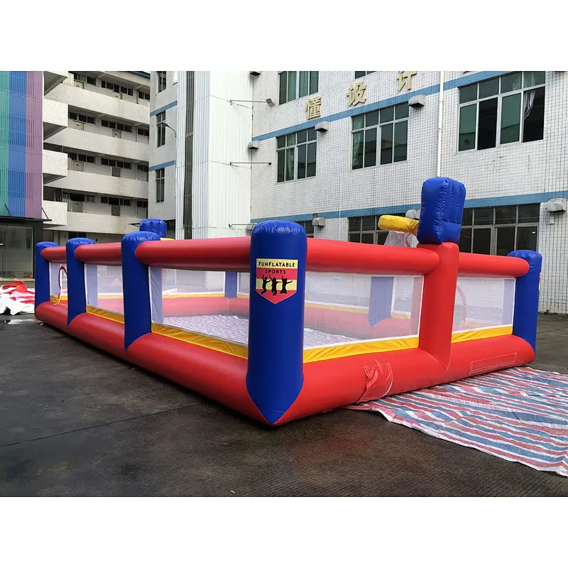 Inflatable basketball court and football field combo-8x5x1.8m