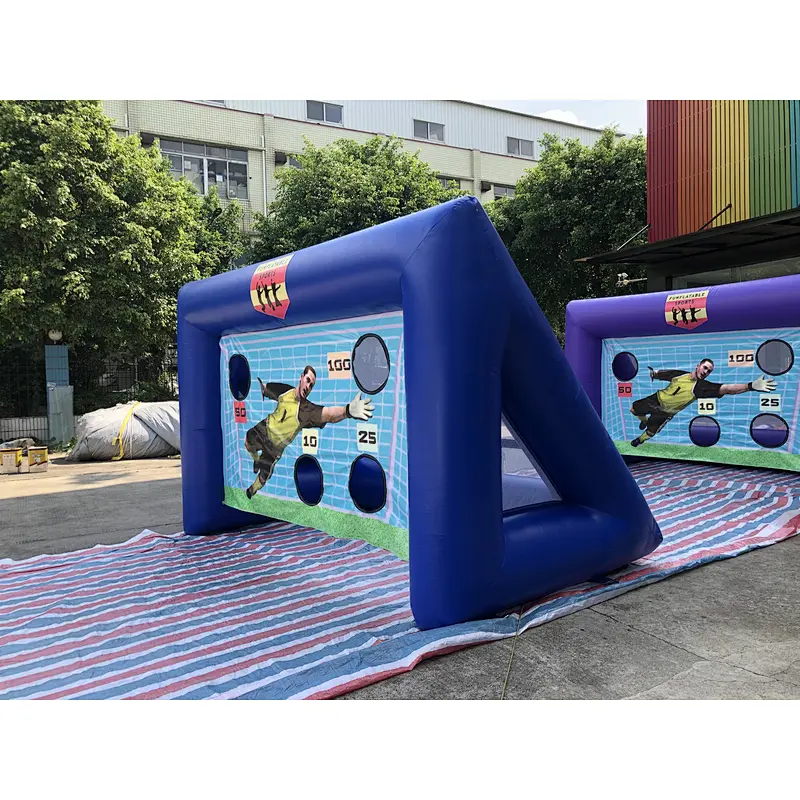Inflatable football shooting frame-3.5x2x2.2m
