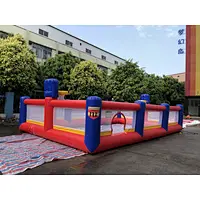 Inflatable basketball court and football field combo-8x5x1.8m