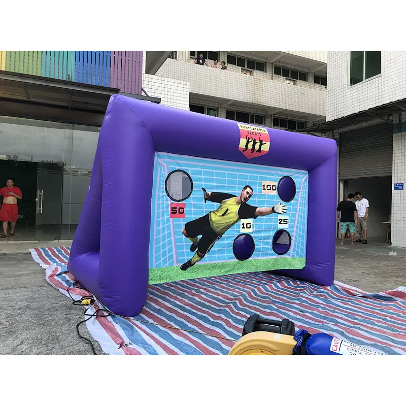 Inflatable football shooting frame-3.5x2x2.2m
