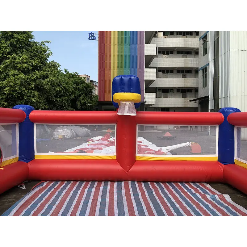 Inflatable basketball court and football field combo-8x5x1.8m