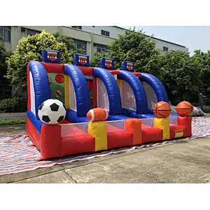 Inflatable pitching and shooting four in one-5.5x3.5x3m