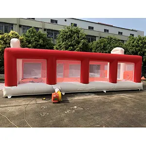 Inflatable basketball court bungee jumping combo-9x6.5x3.5m