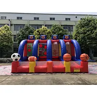 Inflatable pitching and shooting four in one-5.5x3.5x3m