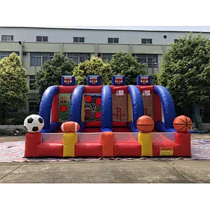 Inflatable pitching and shooting four in one-5.5x3.5x3m