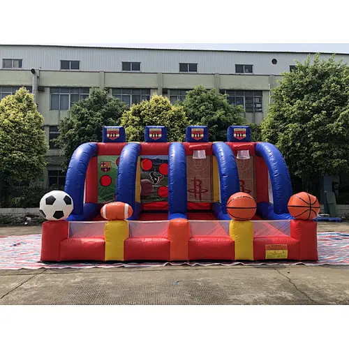 Inflatable pitching and shooting four in one-5.5x3.5x3m