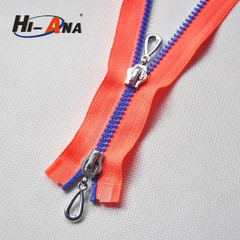 Custom made print logo Custom plastic zips