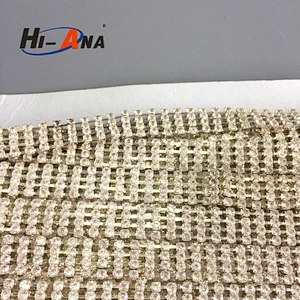 hi-ana rhinestone2 Stict QC 100% Quality promotional diamante trim