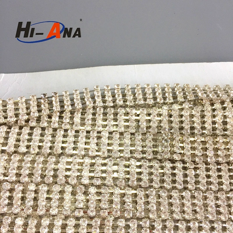 hi-ana rhinestone2 Stict QC 100% Quality promotional diamante trim