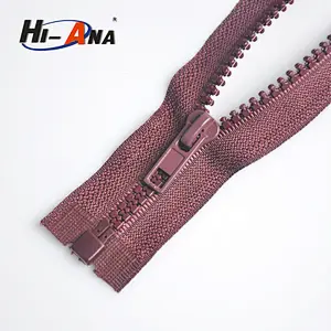 Familiar in OEM and ODM color teeth plastic closet with zipper