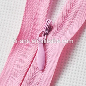 Invisible Nylon Zippers with Fabric Tape