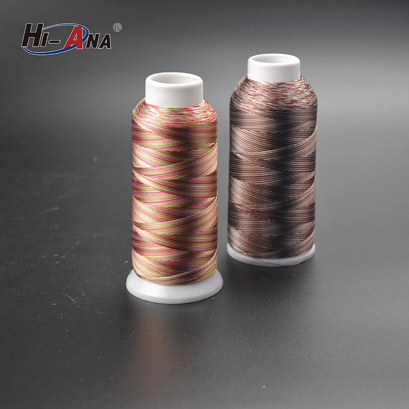 Top quality control hot selling variegated machine embroidery thread