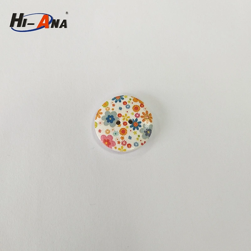painted wooden buttons