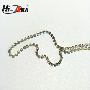 hi-ana rhinestone3 Accept OEM new products team Yiwu close rhinestone cup chain