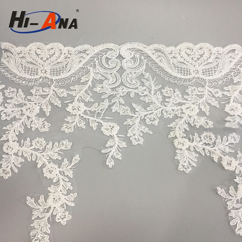 20 QC staffs ensure the quality Finest Quality indian lace embroidery fabric