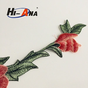 hi-ana lace1 15 years factory experience China production neck design lace for churidar