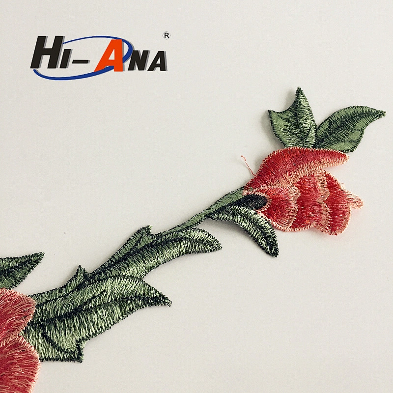 hi-ana lace1 15 years factory experience China production neck design lace for churidar