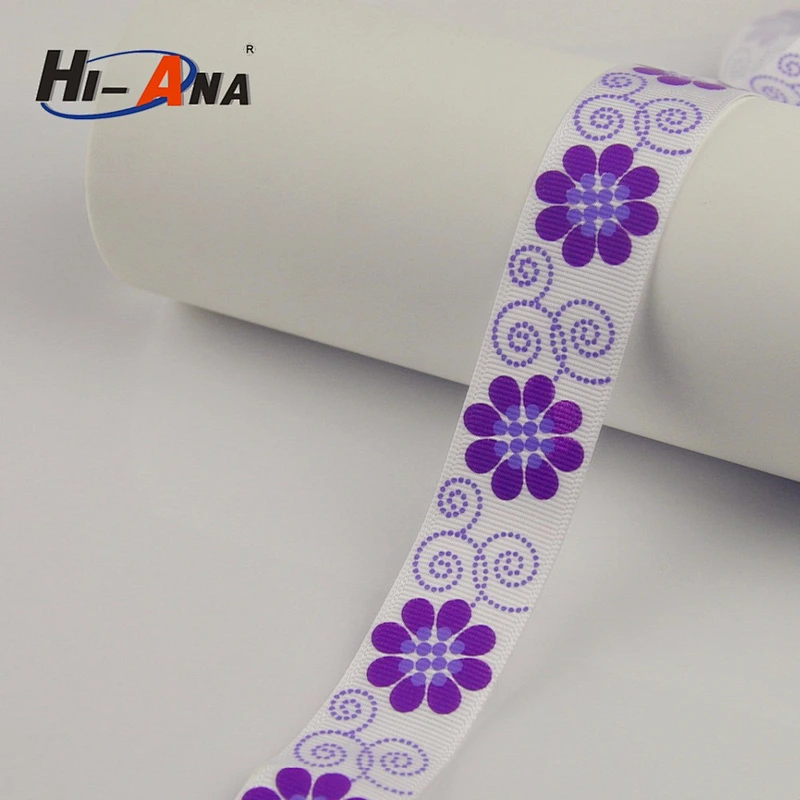 printed satin ribbon