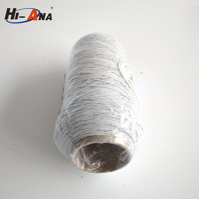 hi-ana thread1 Custom made print logo dyed spandex covered yarn