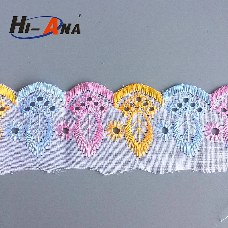 hi-ana lace1 5.5 million units monthly from a 15year upplier Hot sale tissue lace