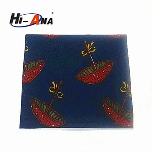 gold print fabric Wax Fabric